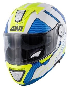Casco Modular GIVI X.23 SYDNEY PROTECT BLANCO-AZUL-AMARILLO