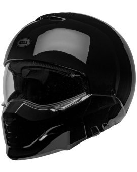 Casco Bell BROOZER Negro/Brillo, Negro/Mate