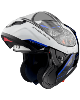 CASCO MT MODULAR ATOM SV OPENED B7 BLANCO PERLA-NEGRO-AZUL BRILLO
