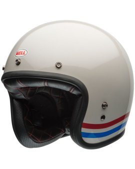 Casco BELL Custom 500 - Stripes Pearl
