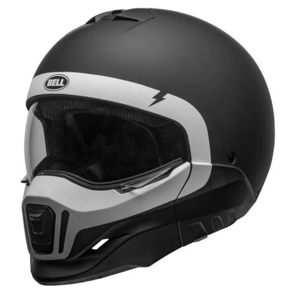 casque-integral-bell-broozer-cranium-matt-black-white-s6